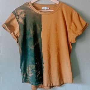 Cyanotype printed tee